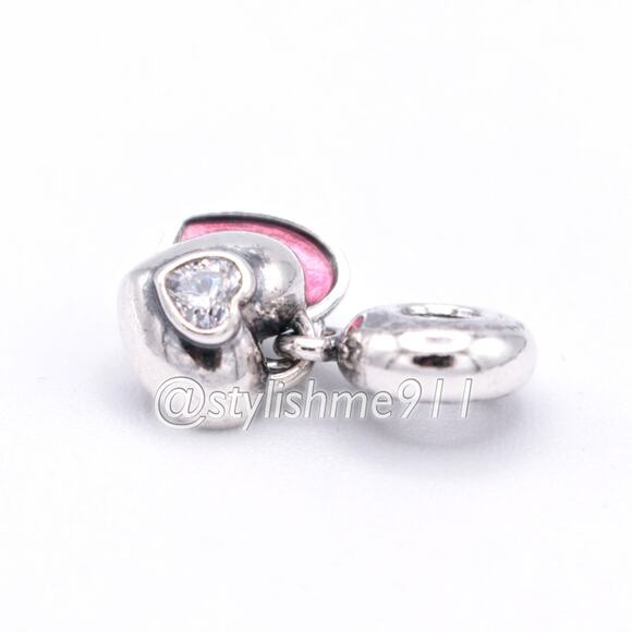 Authentic PANDORA You and Me Dangle - 791244CZ - Picture 8 of 13